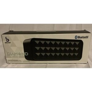 Bass Jax Bluetooth Diamond Wireless Speaker, #SP-0224-Black New In Sealed Box